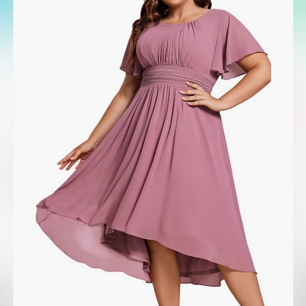 NWT 20 EverPretty Elegant Mauve Dress